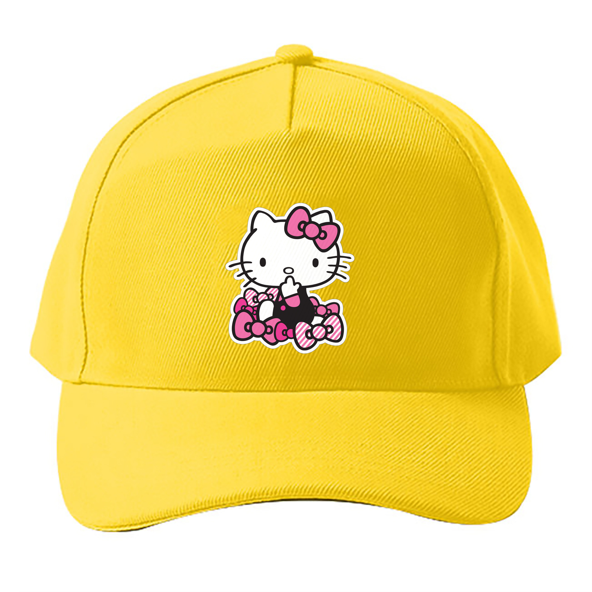 （画像用） Hello Kitty ハローキティ ベースボールキャップ 綿100％ 男女兼用 帽子 スポーツ